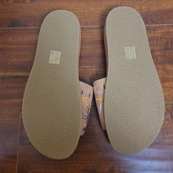 Johnny Was Watipaso Slides /Sandals - Picture 4 of 6
